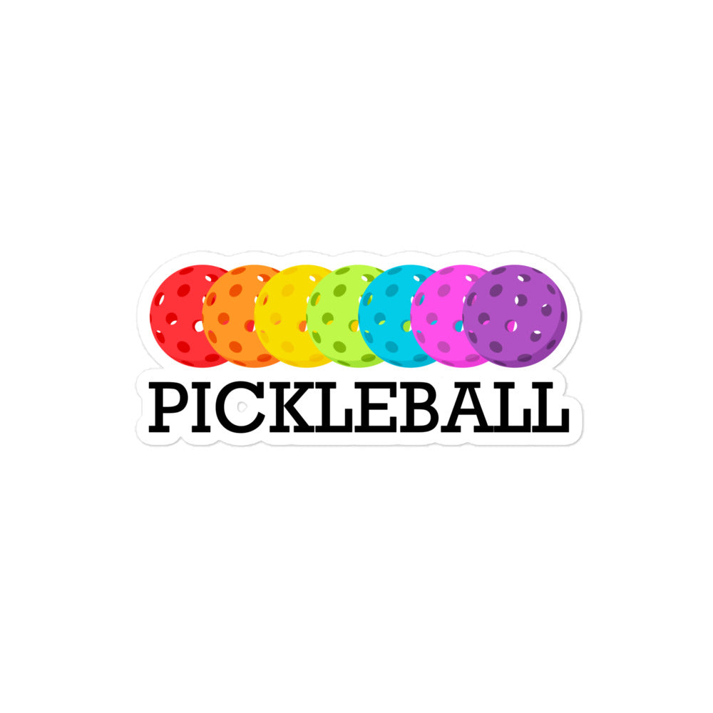 Pickleball - Bubble-free stickers