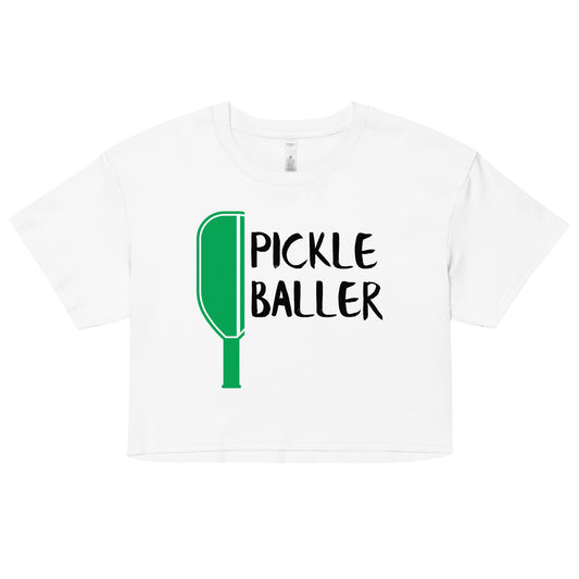 Pickle Baller - Women’s crop top